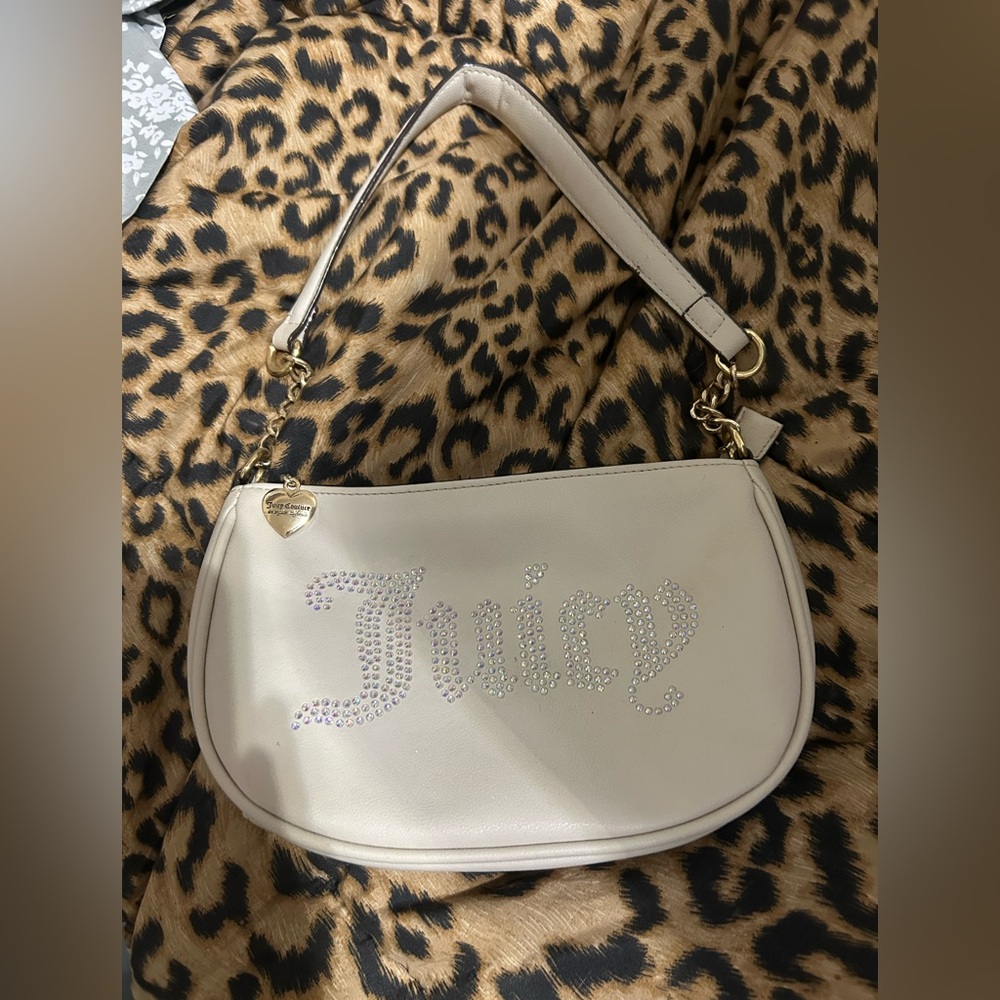 Juicy Couture Cream Shoulder Bag